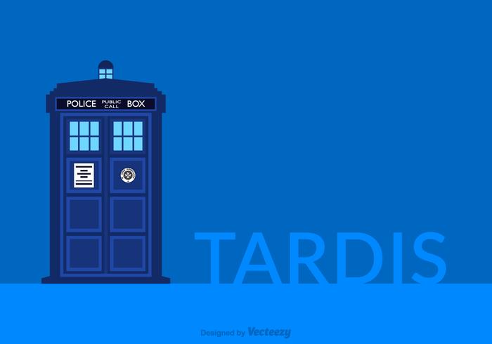 700x490 Tardis Police Box Vector Wallpaper Stock Images