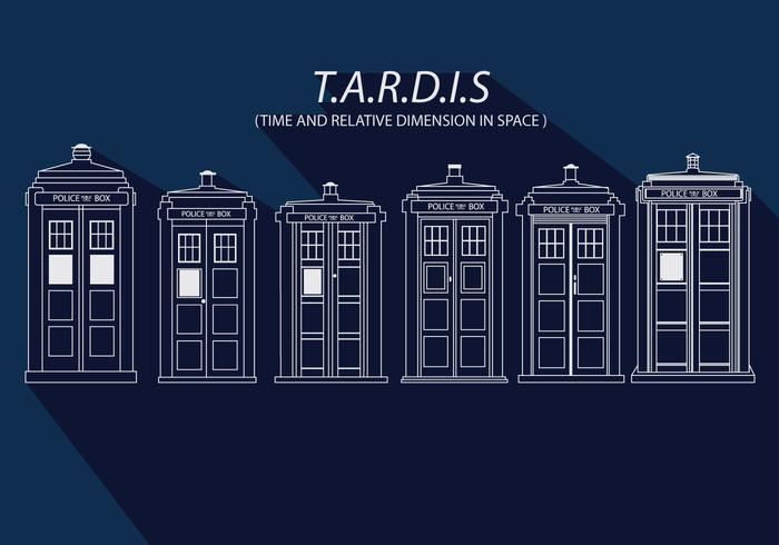 700x490 Tardis Simple Vector