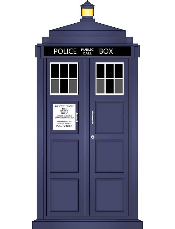 570x745 Doctor Who Tardis Vector Illustration Liv Morningstar Art