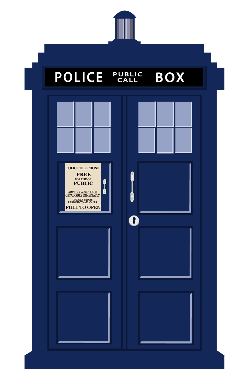 792x1224 Vector Free Tardis