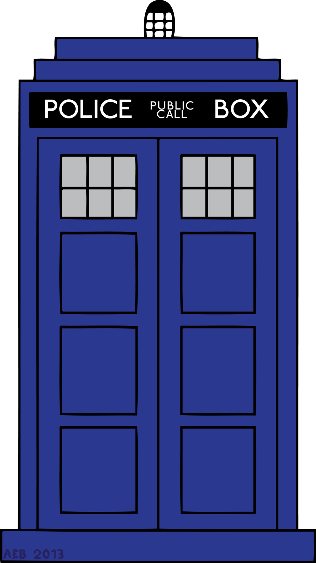 Tardis Vector Outline at Vectorified.com | Collection of Tardis Vector ...