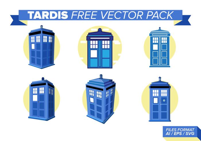 700x490 Tardis Free Vector Pack