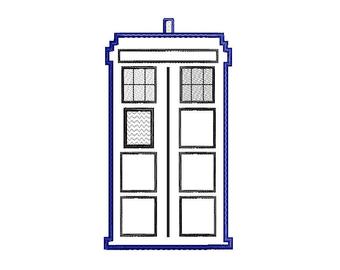 340x270 Tardis Vector Outline
