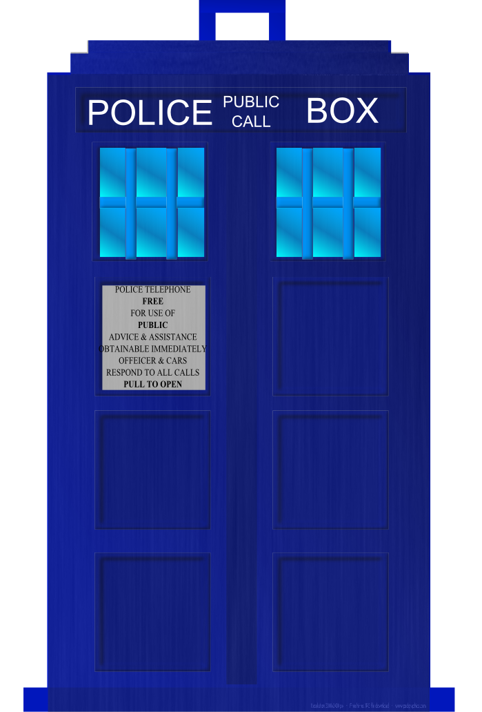 699x1031 Tardis Vector Outline