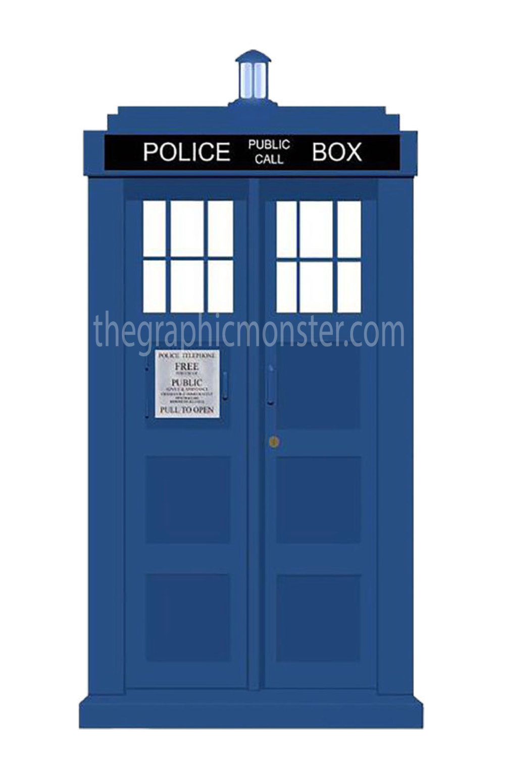 Tardis Vector Outline at Vectorified.com | Collection of Tardis Vector