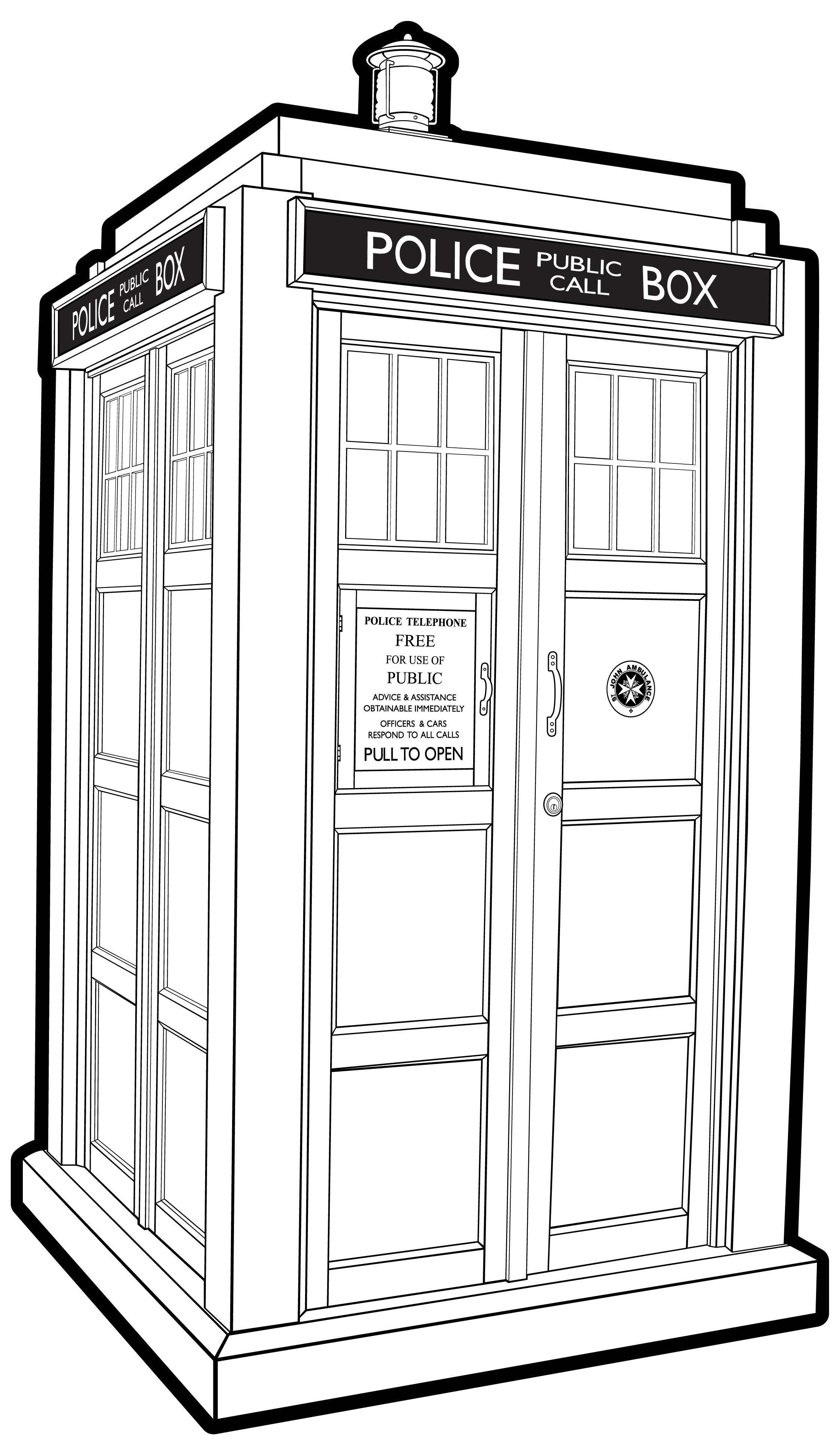 Download Tardis Vector Outline at Vectorified.com | Collection of Tardis Vector Outline free for personal use