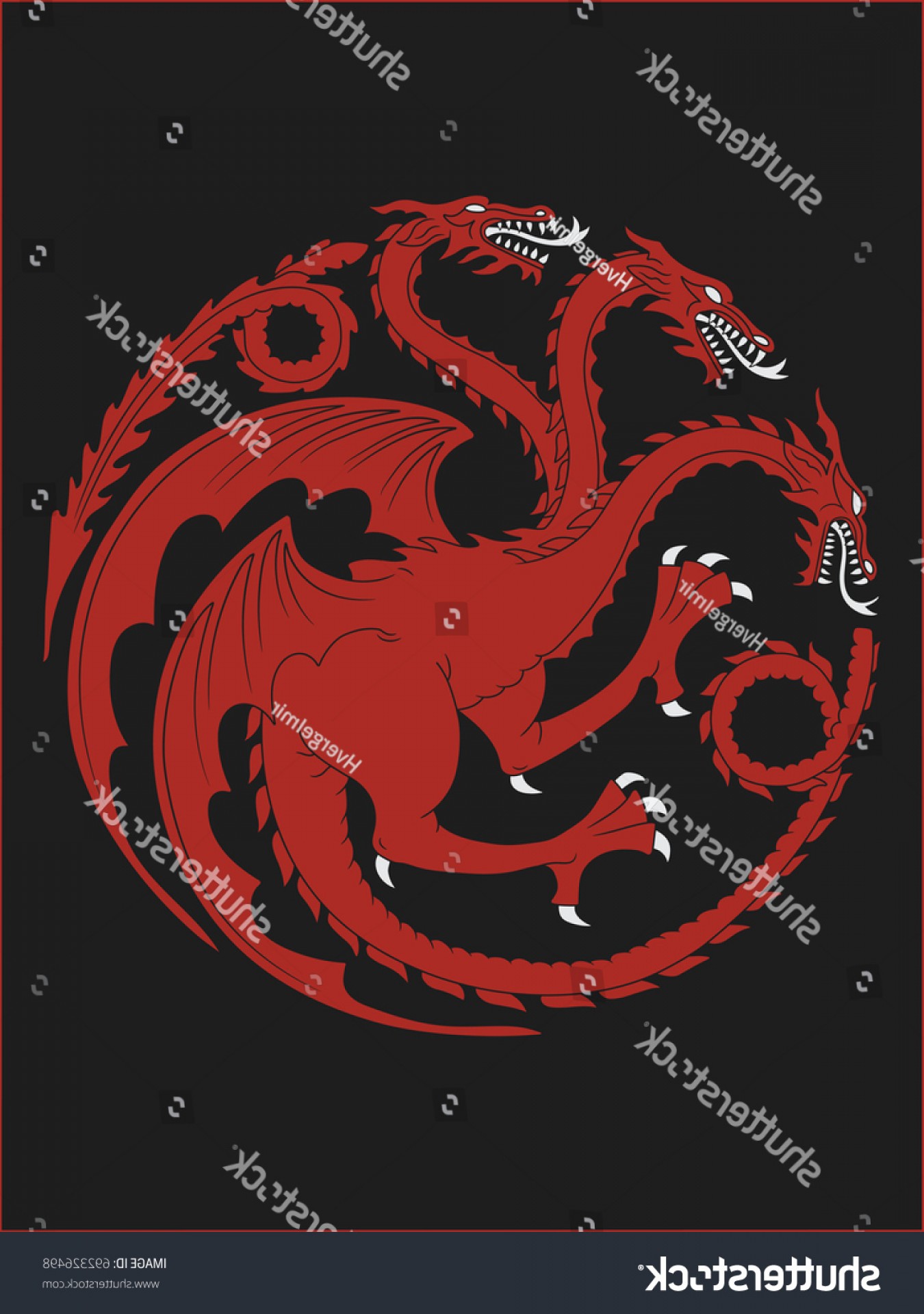 Targaryen Sigil Vector at Vectorified.com | Collection of Targaryen ...