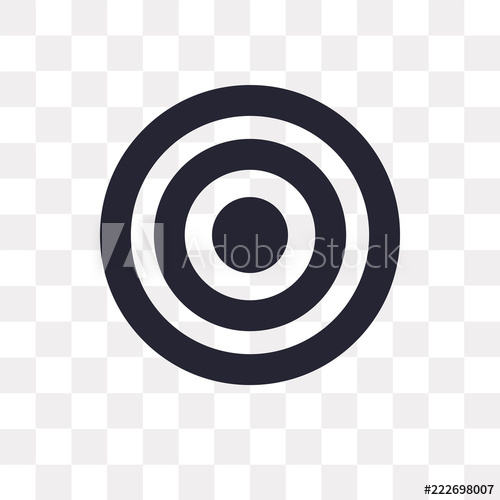 Target Icon On Transparent Background Modern Icons Vector 500x500 Target Icon On Transparent Background Modern Icons Vector