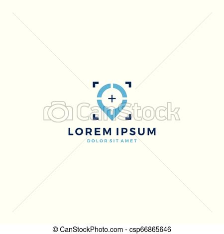 Pin Locator Location Focus Target Logo Template Vector Icon 450x470 Pin Locator Location Focus Target Logo Template Vector Icon