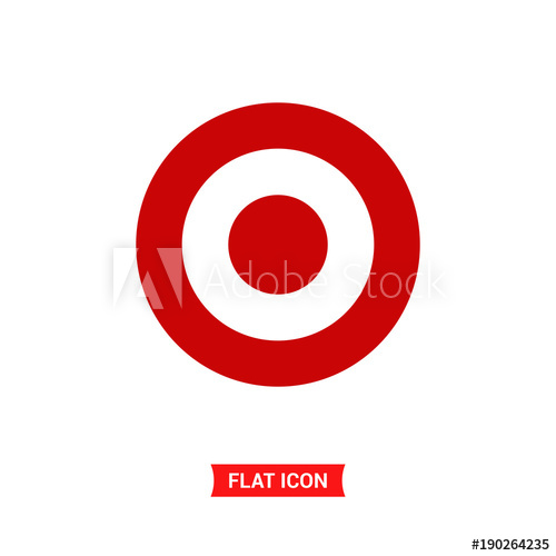 500x500 Target Vector Icon Goal Symbol