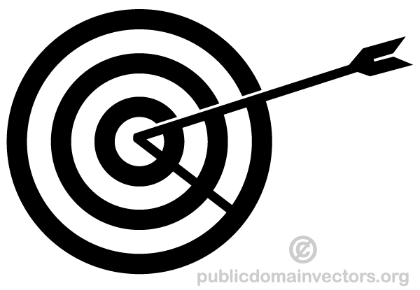 600x415 Arrow Hitting In The Target Vector Free Vectors Ui Download