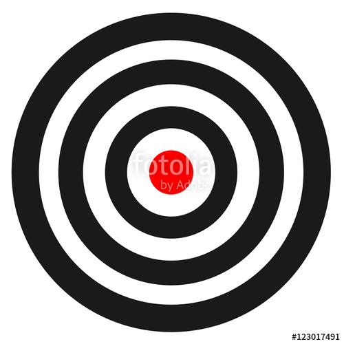 500x500 Blank Template For Sport Target Vector Shooting Competition Clean