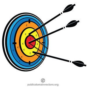 Arrows In The Target Vector Clip Art Copyright Free Images 300x300 Arrows In The Target Vector Clip Art Copyright Free Images