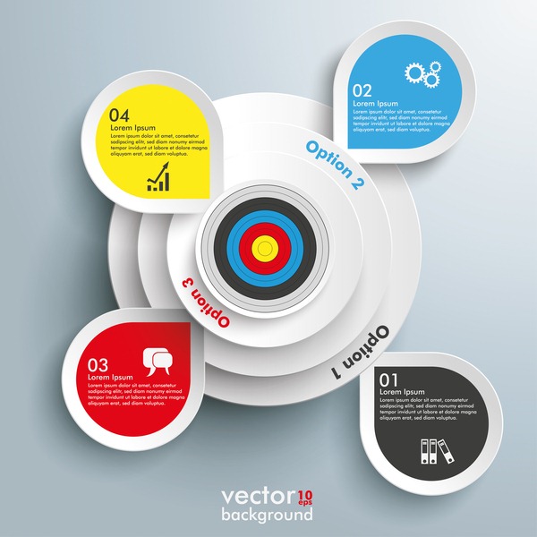 White Circles Options Infographic With Target Vector Download My 600x600 White Circles Options Infographic With Target Vector Download My