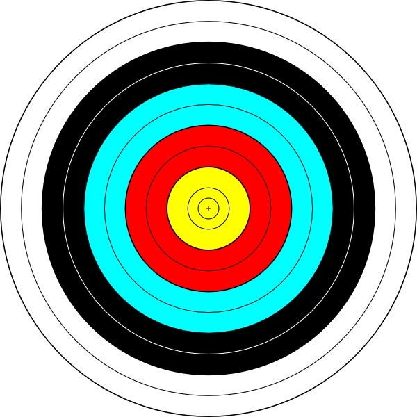 Archery Target Clip Art Free Vector In Open Office Drawing 600x600 Archery Target Clip Art Free Vector In Open Office Drawing