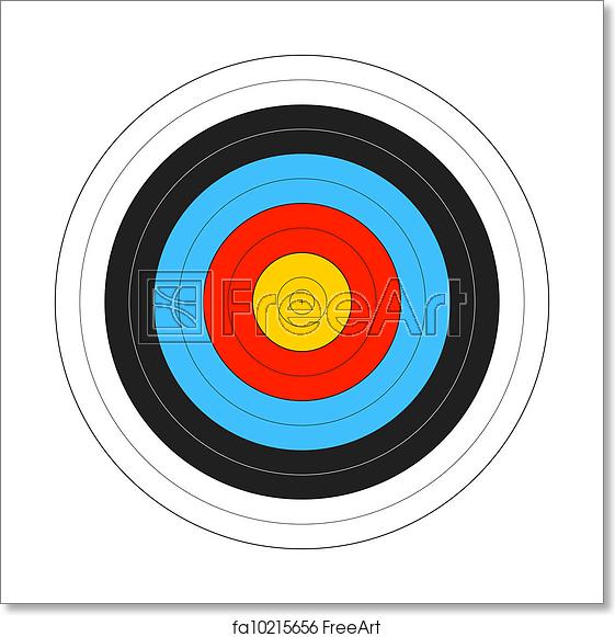 561x581 Free Art Print Of Archery Target Archery Target Vector