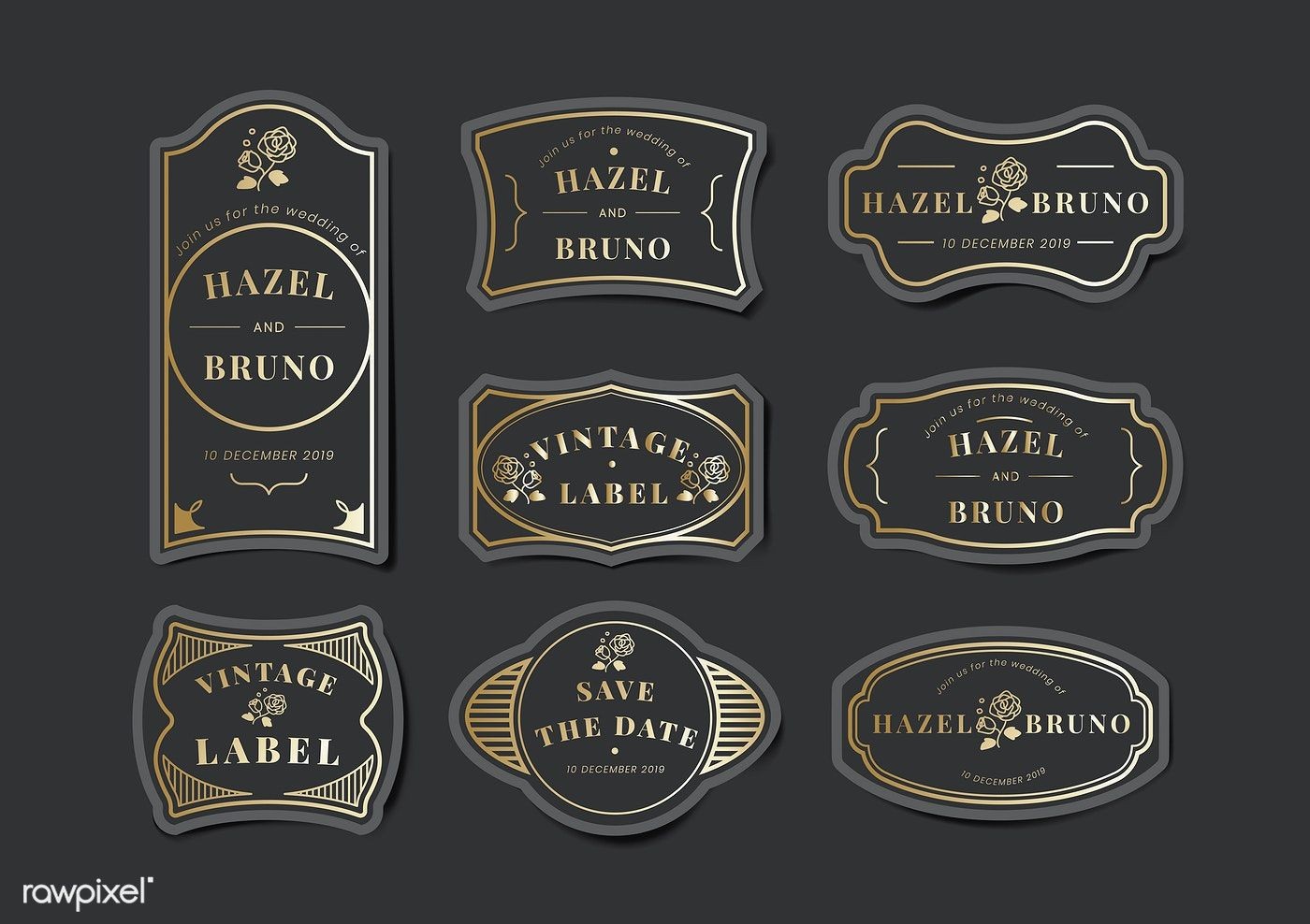 1400x988 Tarot Card Vector Free Cool Vintage Wedding Invitation Label