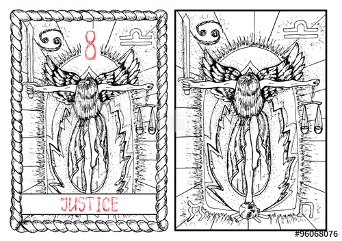 500x352 The Tarot Card Justice