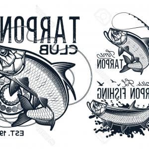 300x300 Tarpon Fish And Lure Template Vector Cqrecords