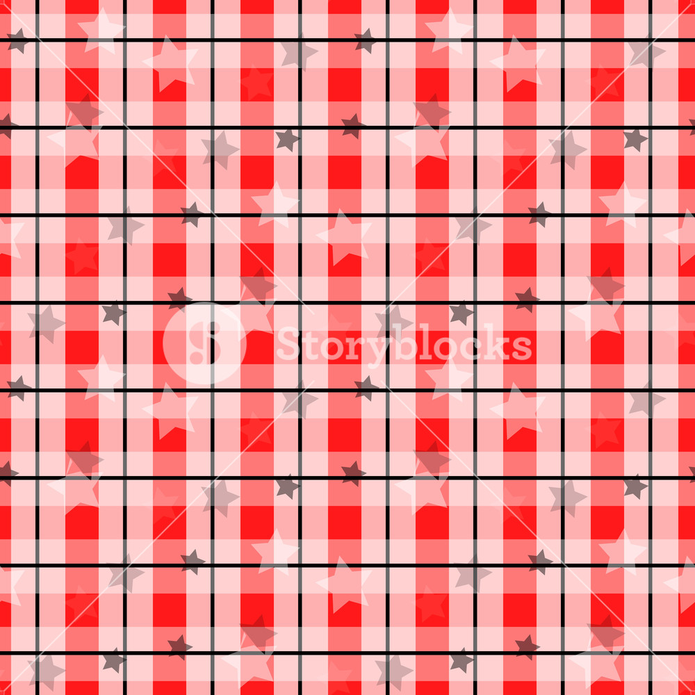 1000x1000 Red Tartan With Star Tartan,plaid Pattern Vector Background Folk
