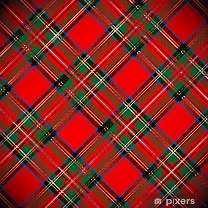 700x700 Tartan Vector Background Wall Mural We Live To Change