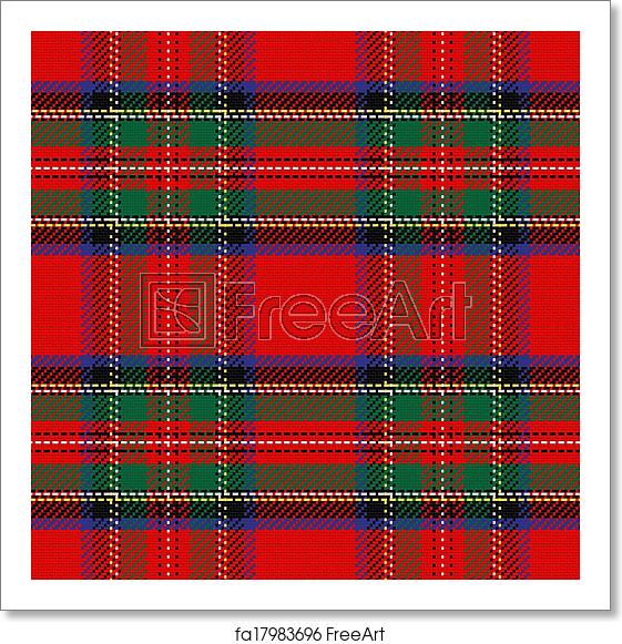 561x581 Free Art Print Of Vector Seamless Pattern Scottish Tartan Vector