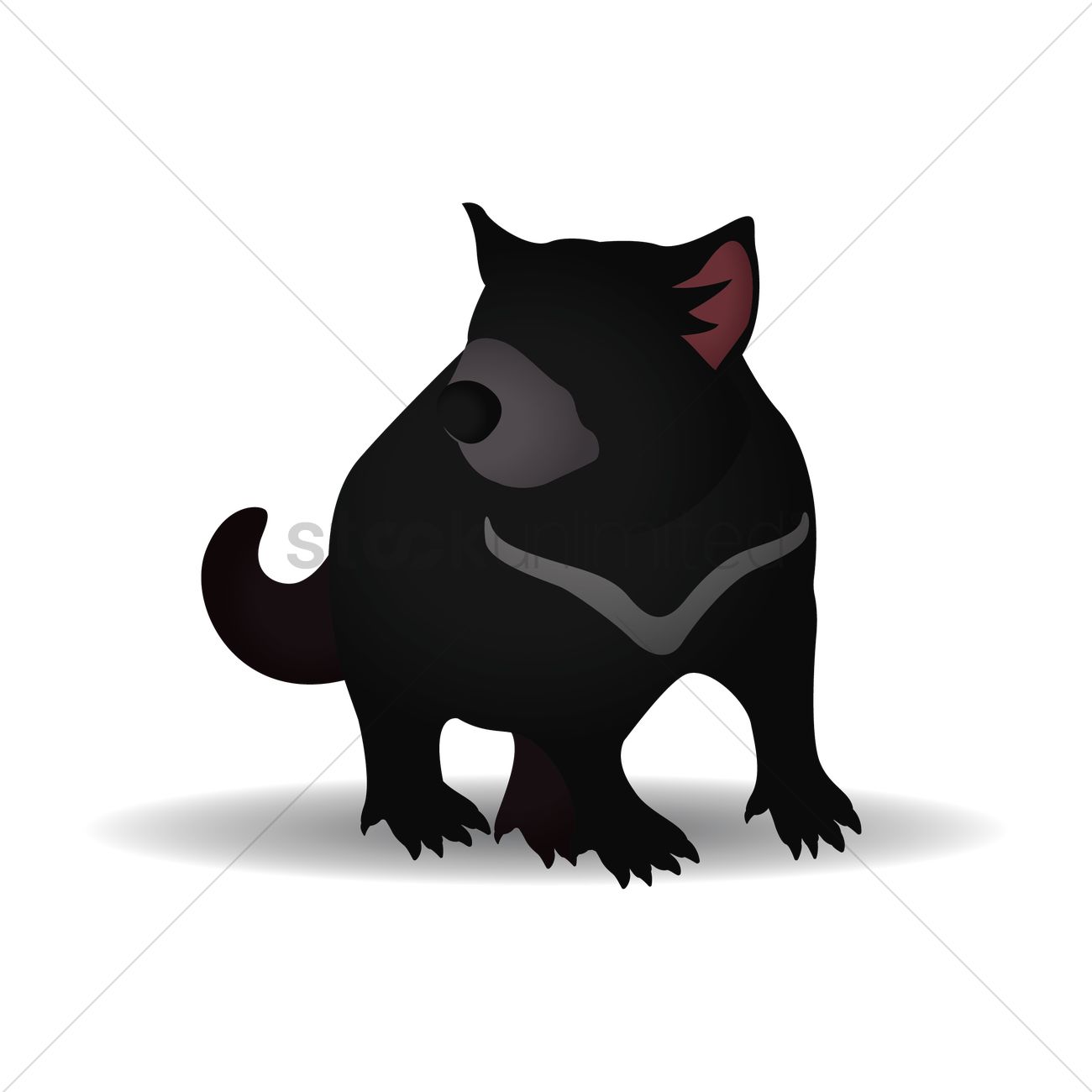 Tasmanian Devil Vector Image 1300x1300 Tasmanian Devil Vector Image