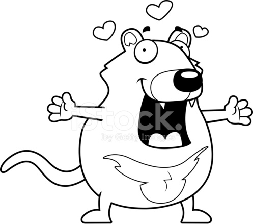 Cartoon Tasmanian Devil Hug Stock Vector 497x439 Cartoon Tasmanian Devil Hug Stock Vector