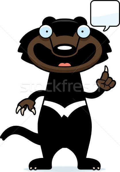 Cartoon Tasmanian Devil Talking Vector Illustration Cory Thoman 418x600 Cartoon Tasmanian Devil Talking Vector Illustration Cory Thoman
