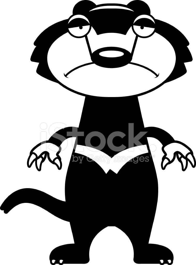 757x1024 Sad Cartoon Tasmanian Devil Stock Vector