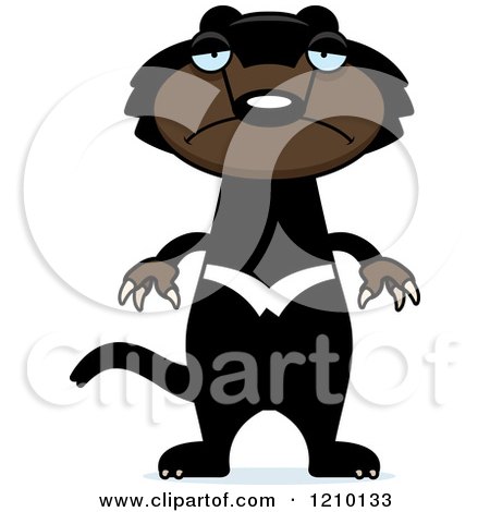450x470 Cartoon Of A Depressed Skinny Tasmanian Devil