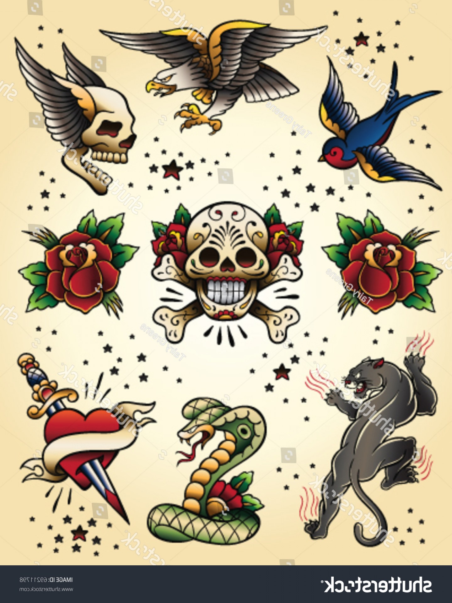 Tattoo Flash Vector at Vectorified.com | Collection of Tattoo Flash ...