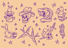 286x200 Tattoo Free Vector Art