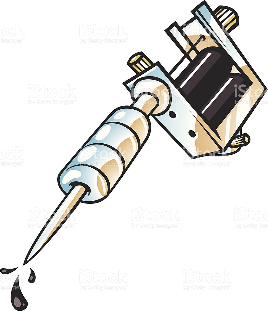 Tattoo Gun Vector at Collection of Tattoo Gun Vector