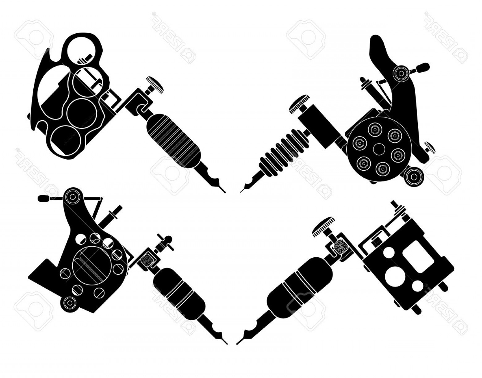 Tattoo Gun Vector at Vectorified.com | Collection of Tattoo Gun Vector ...