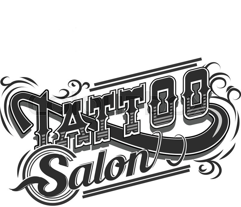 Vector Tattoo Salon Logo On White Stock Vector Colourbox 800x688 Vector Tattoo Salon Logo On White Stock Vector Colourbox