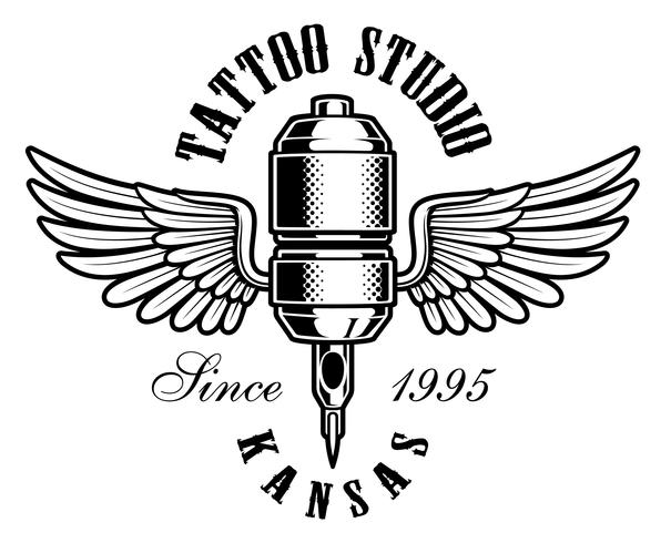 605x490 Tattoo Machine Logo