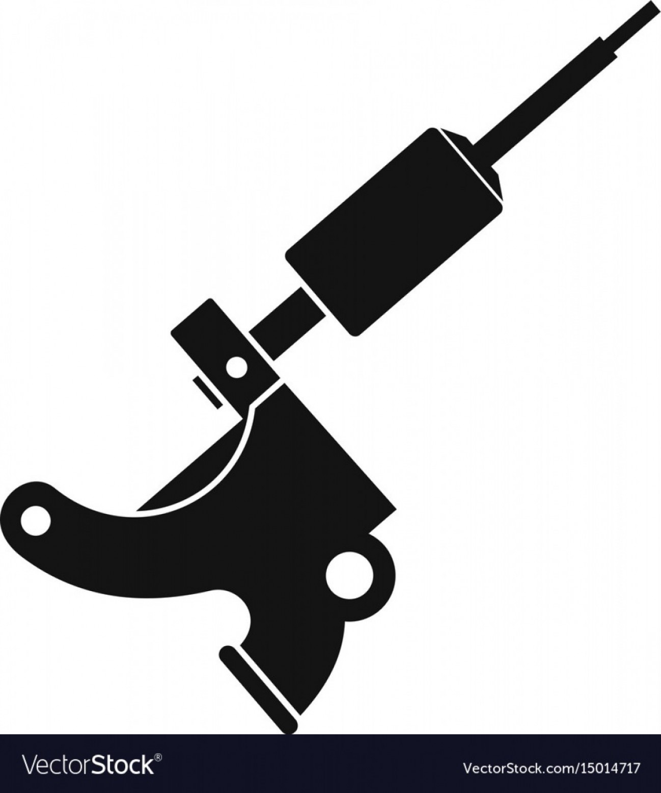 1298x1555 Coil Tattoo Machine Icon Simple Vector Newwaysys