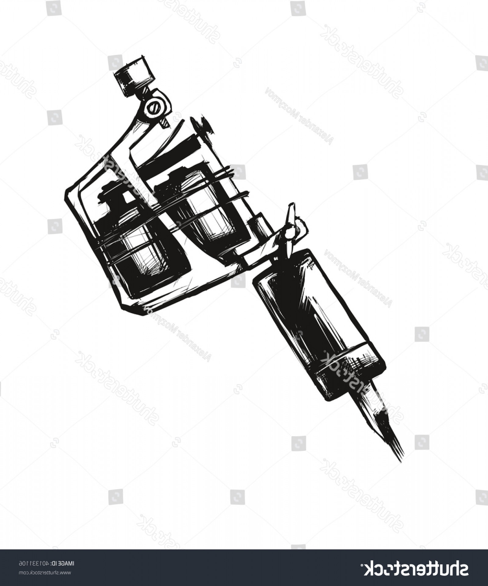 Tattoo Machine Vector at Vectorified.com | Collection of Tattoo Machine ...