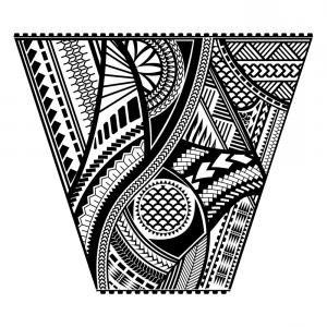 300x300 Polynesian Tattoo Style Sleeve Design Vector Createmepink