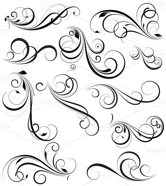 580x648 Check Out Swirly Vectors Design Elements