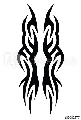 338x500 Tribal Tattoo Vector Designs Sketch Simple Abstract Black