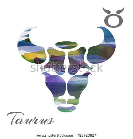 450x470 Zodiac Sign Taurus Vector Illustration Taurus