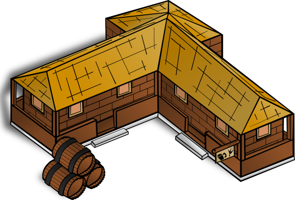 600x407 Tavern Clip Art