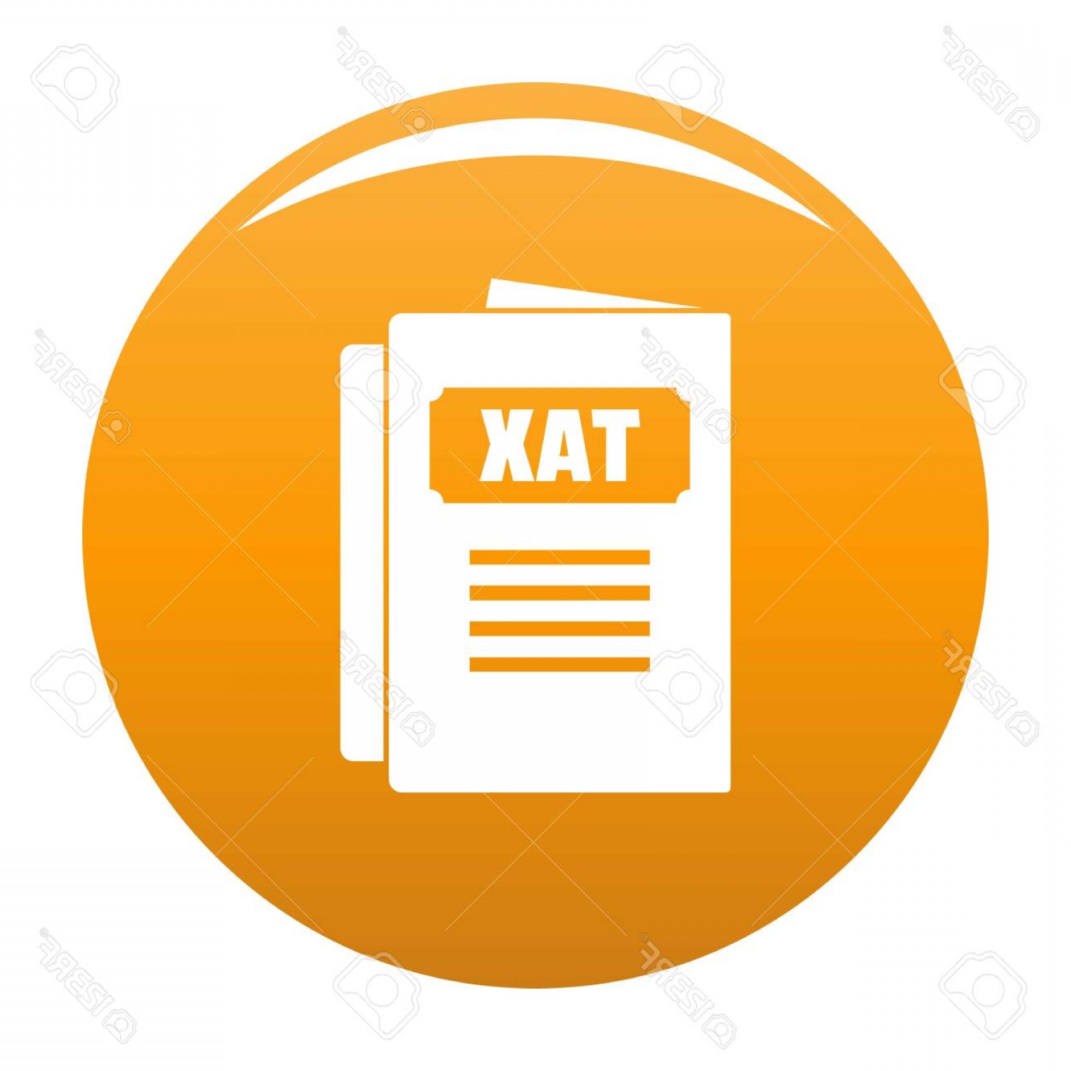 1560x1560 Photostock Vector Tax Icon Simple Illustration Of Tax Vector Icon