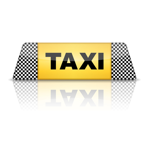 500x480 Taxi Symbol Design Vector Graphics Free Download