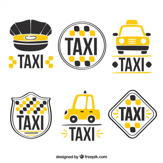 626x626 Cute Logos For Taxi Service Vector Free Download