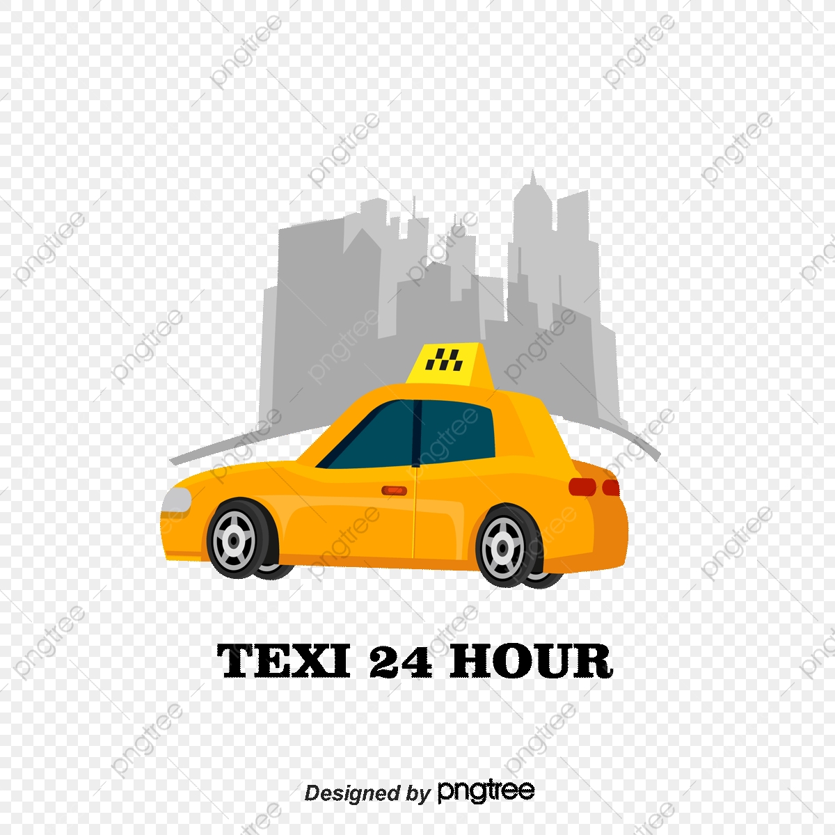 1200x1200 Taxi, Vector, Yellow Car Png And Vector With Transparent