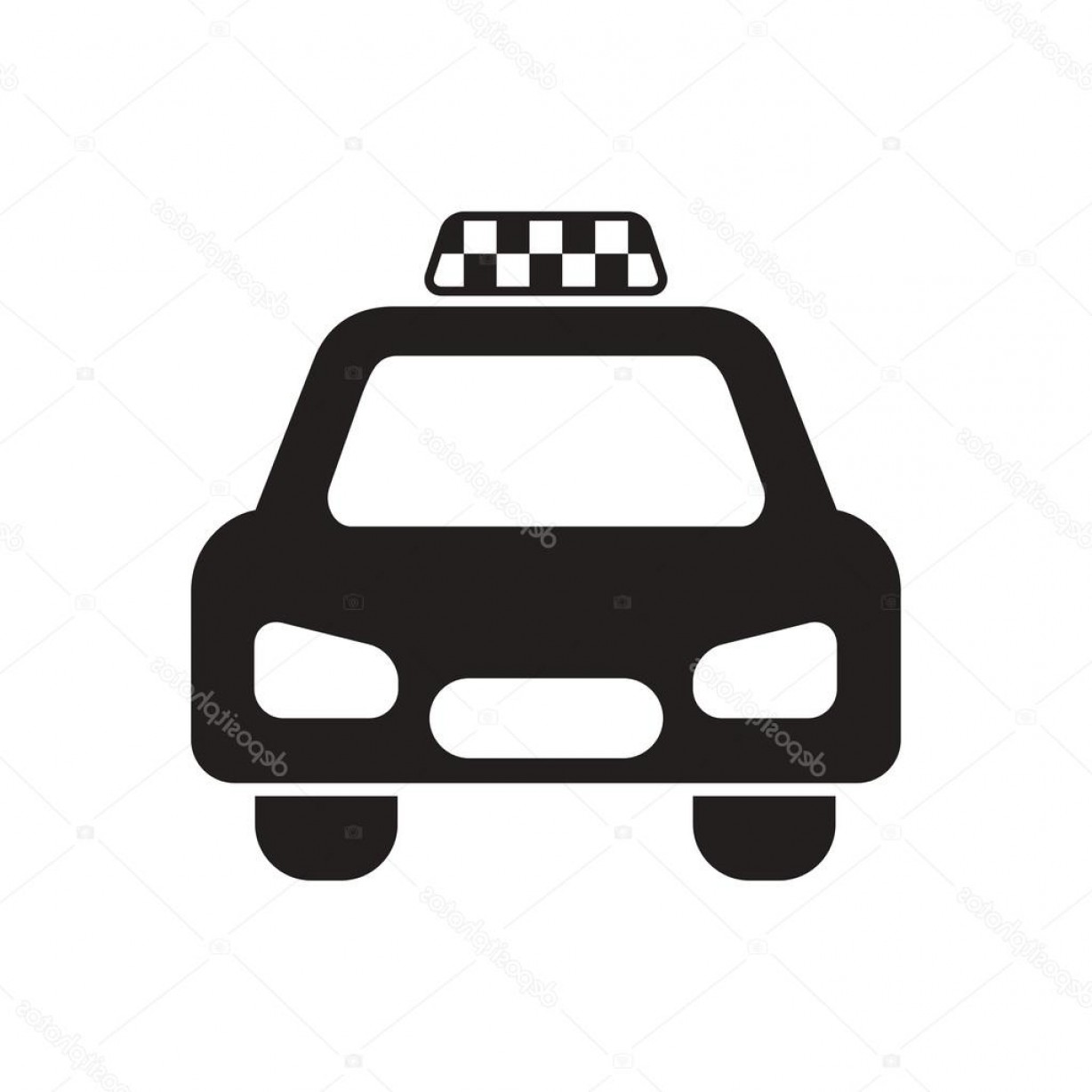 1228x1228 Black And White Taxi Vector Hoodamathrun