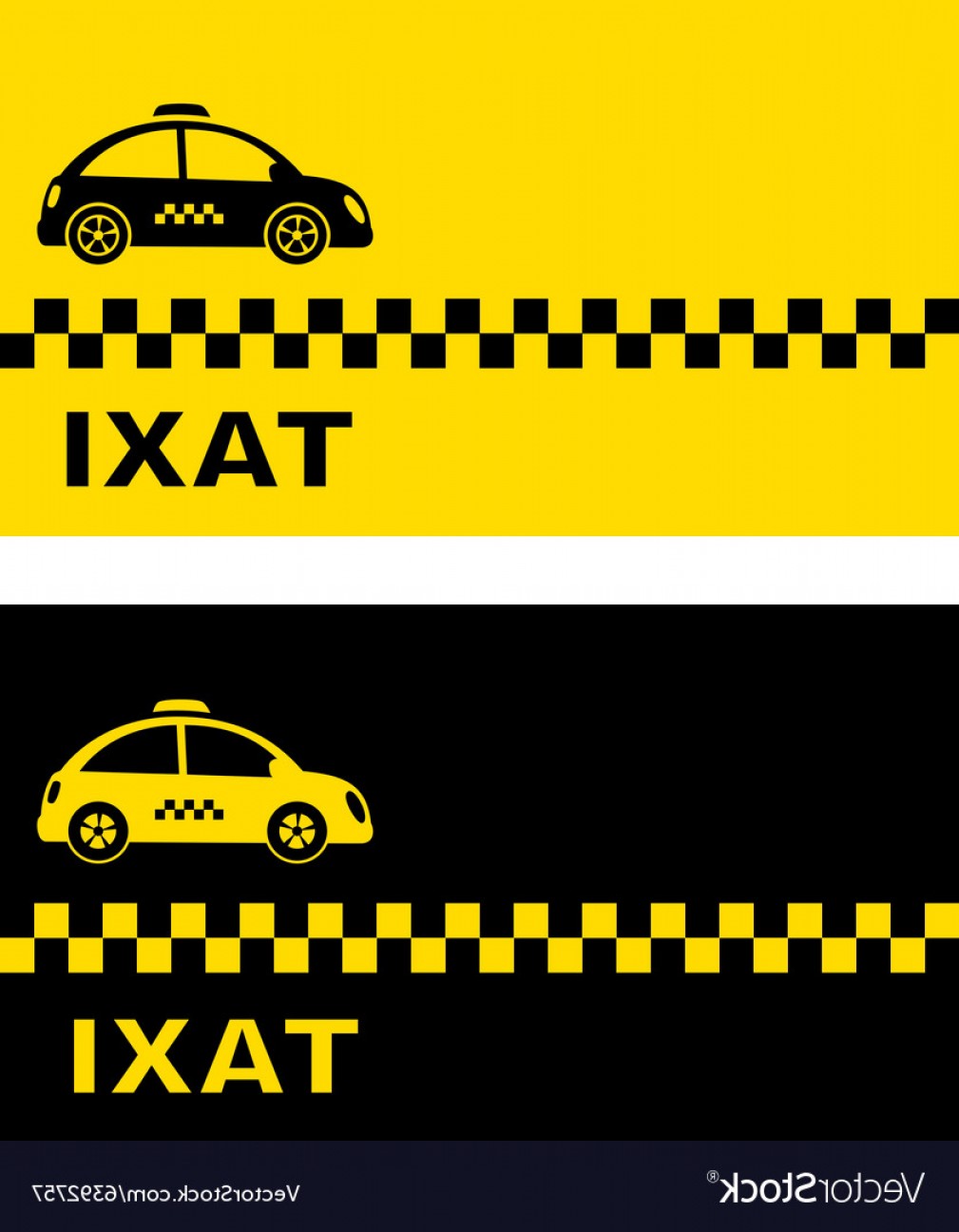 1009x1296 Business Card With Retro Taxi Vector Cqrecords